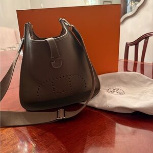 Hermes Evelyne GM Bag Etoupe